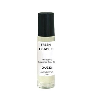 Fresh Flowers (Women) Body Oil 10 ml Fragrance Pure Uncut 1/3 oz Roll-On Scent